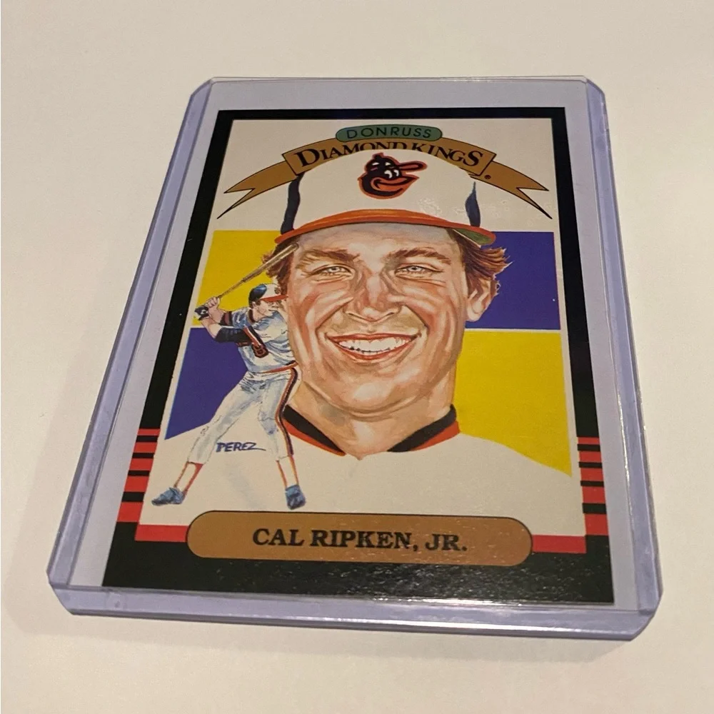 Cal Ripken Jr. 1985 Donruss Diamond Kings Baseball Card # 14 Vintage Collectible